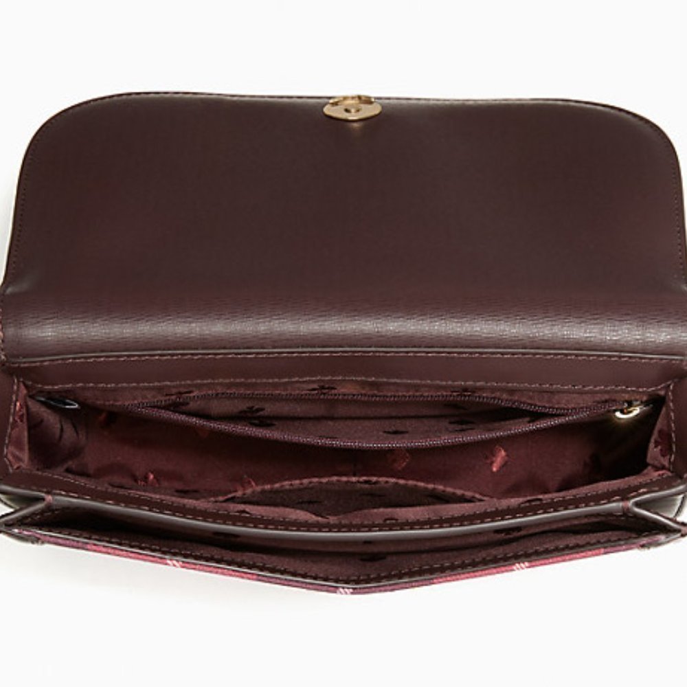 Kate Spade Blake Plaid Saddle Bag NWT - Picture 4 of 5